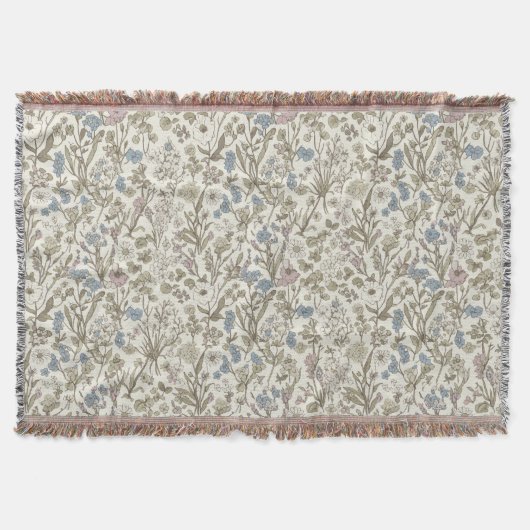 Untamed Petals Deken (Voorkant)