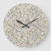 Untamed Petals Grote Klok (Voorkant)