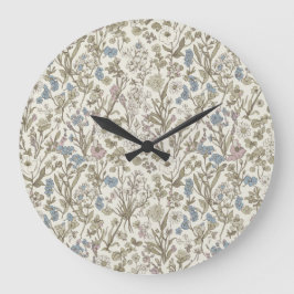 Untamed Petals Grote Klok