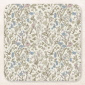 Untamed Petals Kartonnen Onderzetters (Voorkant)