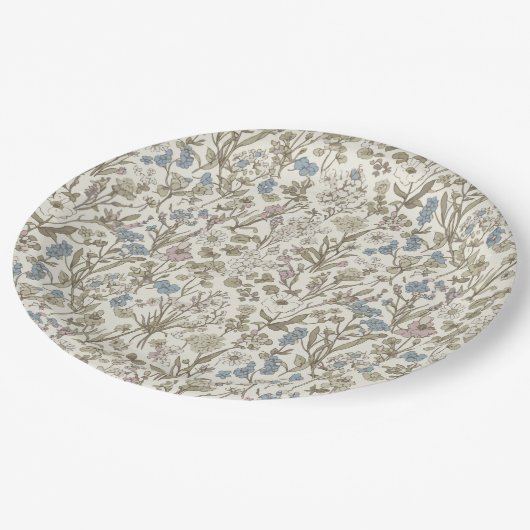 Untamed Petals Papieren Bordje (Gekanteld)