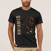 Untamed Roaring Lion T-shirt (Voorkant)