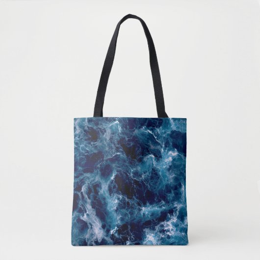 Untamed Sea Churn Tote Bag (Voorkant)