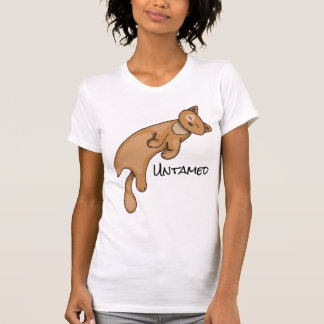 Untamed Slapende Cute Kitty Cat T-shirt