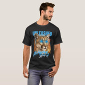 Untamed Spirit - Fiery Puma Art T-shirt (Voorkant volledig)
