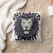 Untamed Spirit Punk Lion Design Kussen (Deken)
