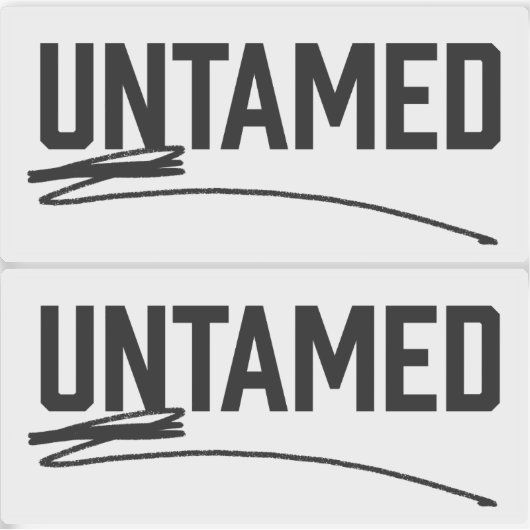 Untamed Stickers (Voorkant)