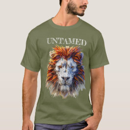 Untamed - Wild Lion Face T-shirt