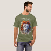 Untamed - Wild Lion Face T-shirt (Voorkant volledig)