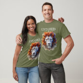 Untamed - Wild Lion Face T-shirt (Unisex)