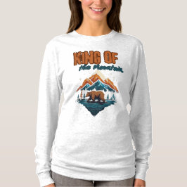 Untamed Wilderness: Bruin Beer op de berg T-shirt