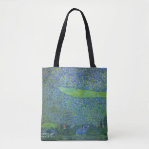 Unterach aan de Attersee door Klimt, Oude Art Nouv Tote Bag