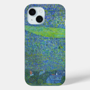 Unterach am Attersee door Klimt, Vintage Art Nouve iPhone 15 Case