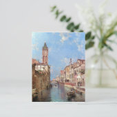 Unterberger's Venetië art briefkaart (Staand voorkant)