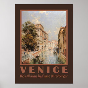 Unterberger's Venetië art poster