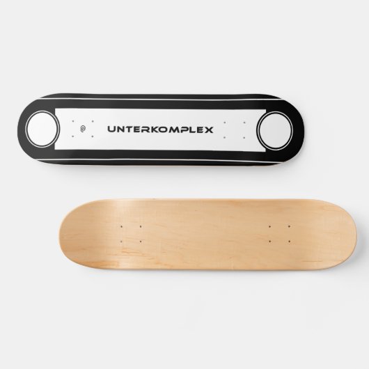 Unterkomplex Persoonlijk Skateboard (Horizontaal)