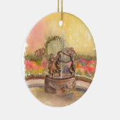 Untermyer Fountain Central Park Conservatory Keramisch Ornament (Rechts)