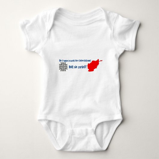 Unterstü tzt die Truppe - Holt sie zurü ck! Romper (Voorkant)