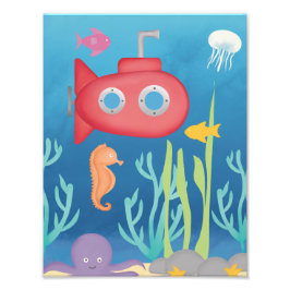 Unterwasserwelt Foto Afdruk