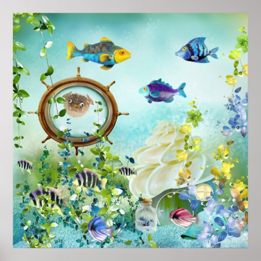 Unterwasserwelt III Poster (Voorkant)