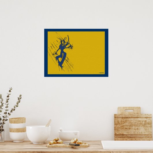 unterwegs poster (Keuken)