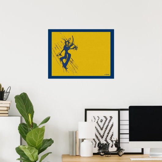 unterwegs poster (Thuiskantoor)