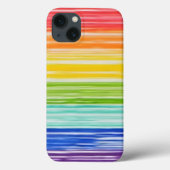 Untidy regenboogstrepen Hoesje-Mate iPhone draagta Case-Mate iPhone Case (Achterkant)