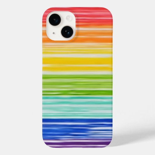 Untidy regenboogstrepen Hoesje-Mate iPhone draagta Case-Mate iPhone Case (Achterkant)
