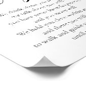 Until We Meet Again Wedding Memorial Poem Poster (Hoek)