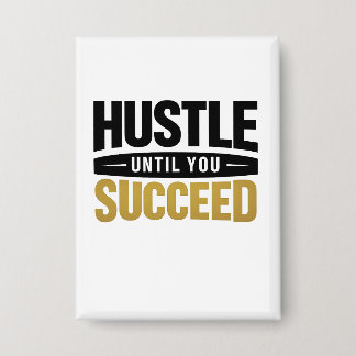 Until You Succeed – Minimal Gold Motivation Design Button