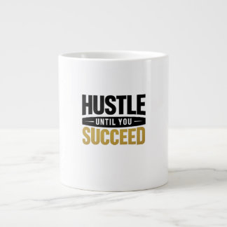Until You Succeed – Minimal Gold Motivation Design Grote Koffiekop