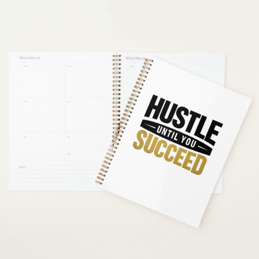 Until You Succeed – Minimal Gold Motivation Design Planner (Display)