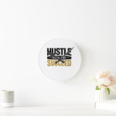 Until You Succeed – Minimal Gold Motivation Design Ronde Klok (Huis)