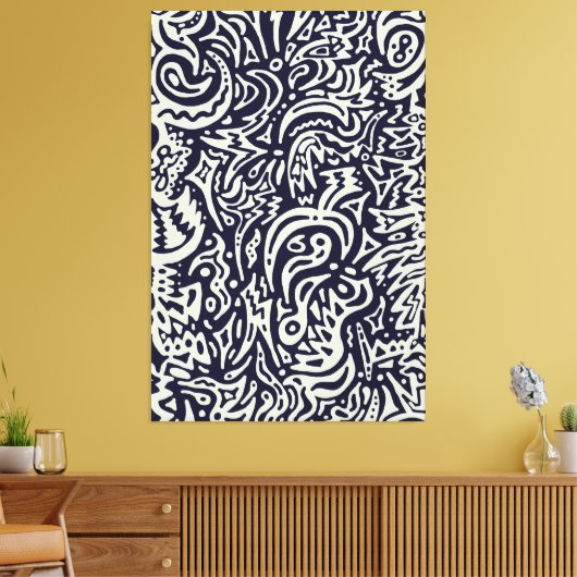 Untitled '26 canvas afdruk (Insitu (Woonkamer))