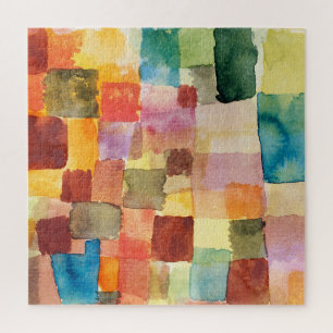 Untitled abstract watercolor squares - Paul Klee Legpuzzel