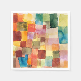Untitled abstract watercolor squares - Paul Klee Servet