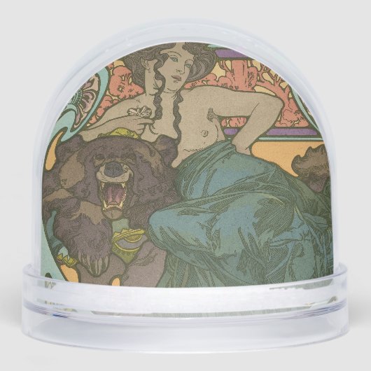 Untitled by Alphonse Mucha (1902) Sneeuwbol (Voorkant)