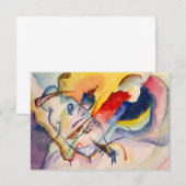 Untitled by Wassily Kandinsky Bedankkaart (Voorkant / Achterkant)