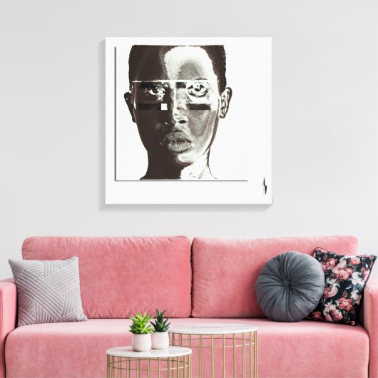 Untitled Canvas Afdruk (Insitu (Woonkamer))