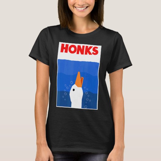 Untitled Goose Game HONKS T-shirt (Voorkant)