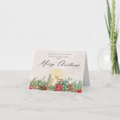 Unto Us a Child Is Born Folded Christmas Card Notitiekaartje (Voorkant)