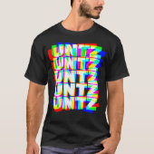 Untz Hardstyle Techno Rave EDM Music DJ T-shirt (Voorkant)