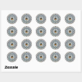 Ununpentium Molecule T-Shirt Ronde Sticker (Vel)