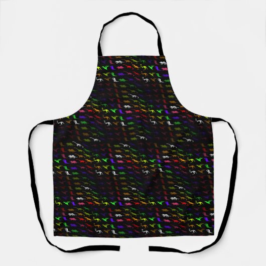 Unusual cool rainbow colorfuel cute dinosaur schort (Voorkant)
