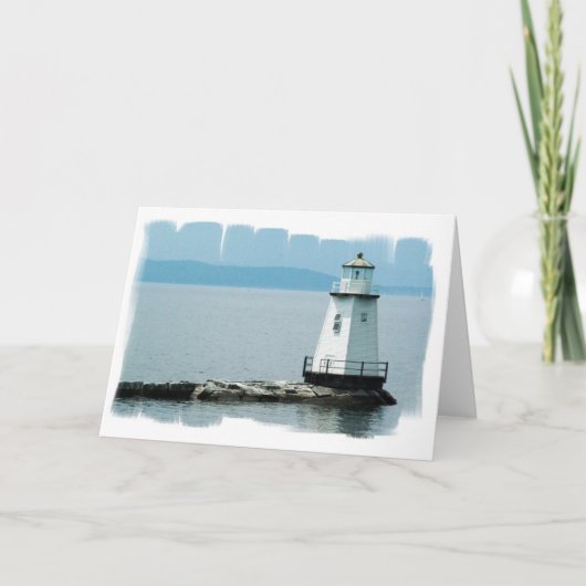 Unusual Lighthouse Greeting Card Kaart (Voorkant)