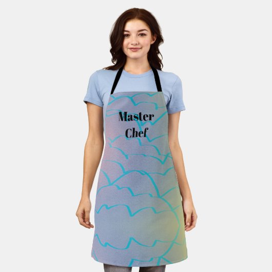 Unusual Trendy Modern Master Chef Schort (Gedragen)