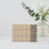 UNUSULE UNIQUE-kaart voor bedrijven Visitekaartje (Staand voorkant)