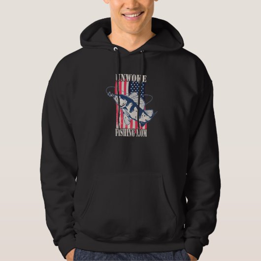 unwoke Fishing Mom Hoodie (Voorkant)