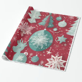'Unwrap Joy' Kerst inpakpapier" Cadeaupapier (Uitgerold)