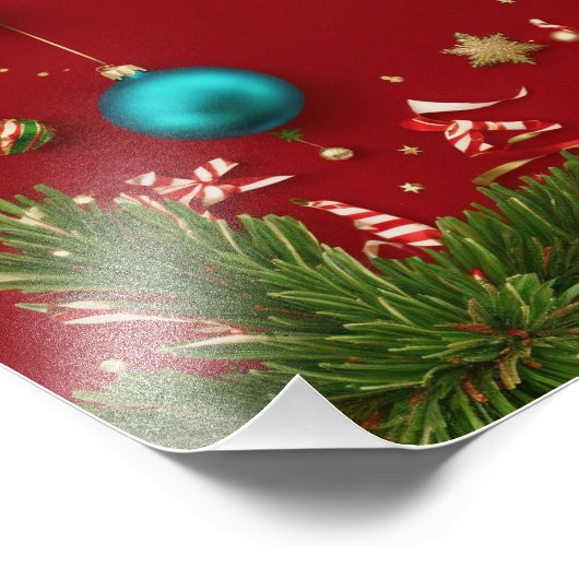 Unwrap Joy: Kerstdag Online Sale! Foto Afdruk (Hoek)